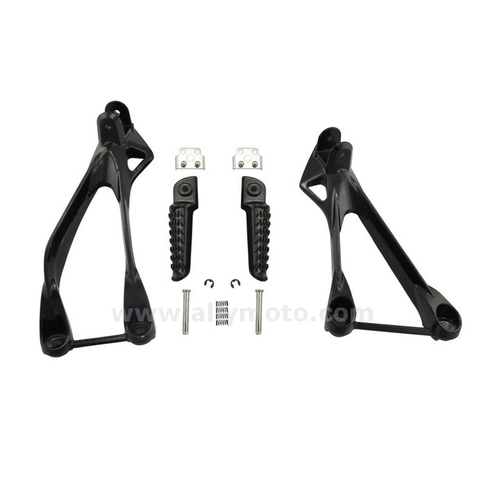 74 Kawasaki Zx6R 05 06-08 Zx636 Motorcycle Rear Passenger Foot Pegs Rest Brackets